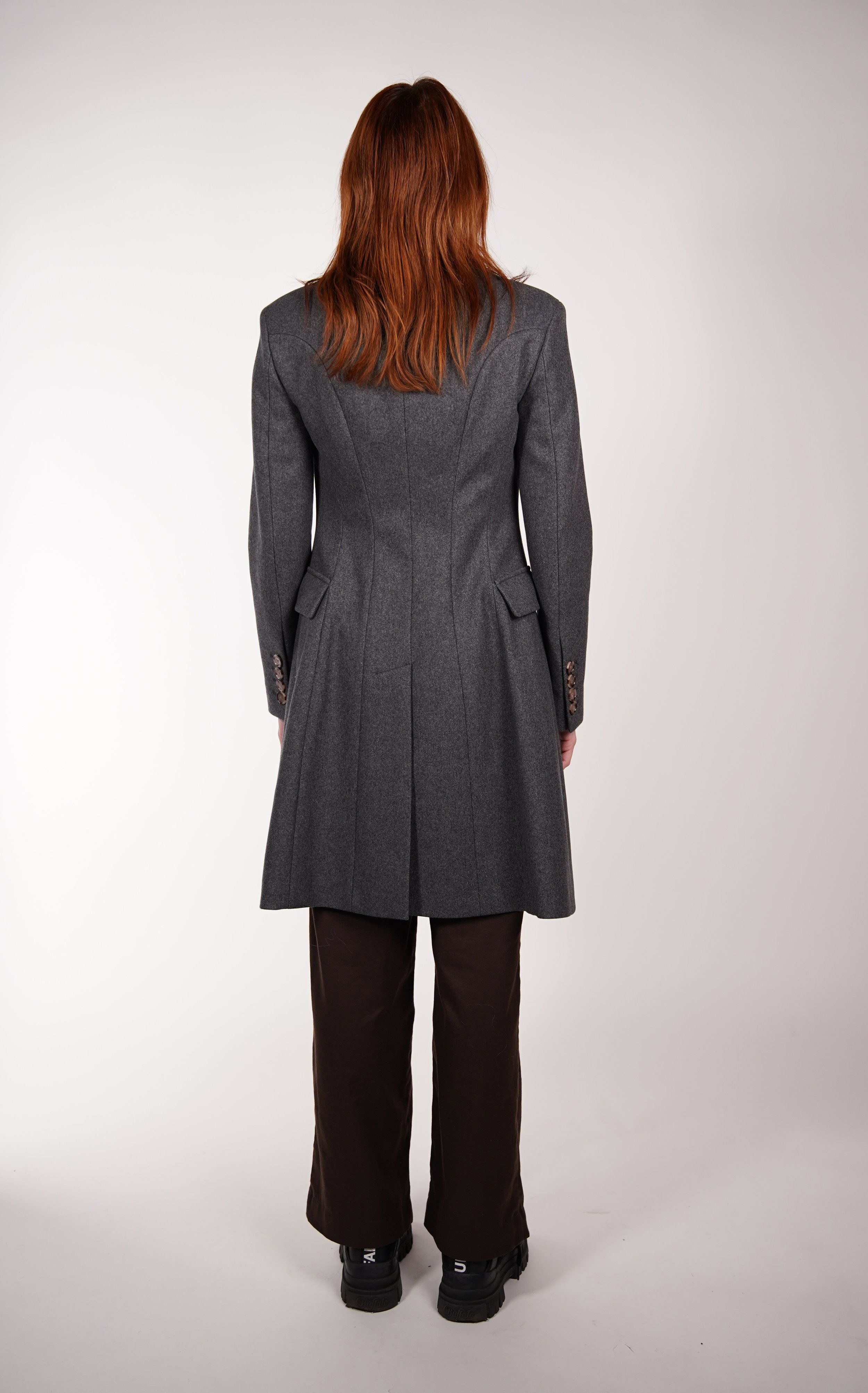 Burberry Prorsum Woman Black Cashmere Blend Trench Coat — Check It